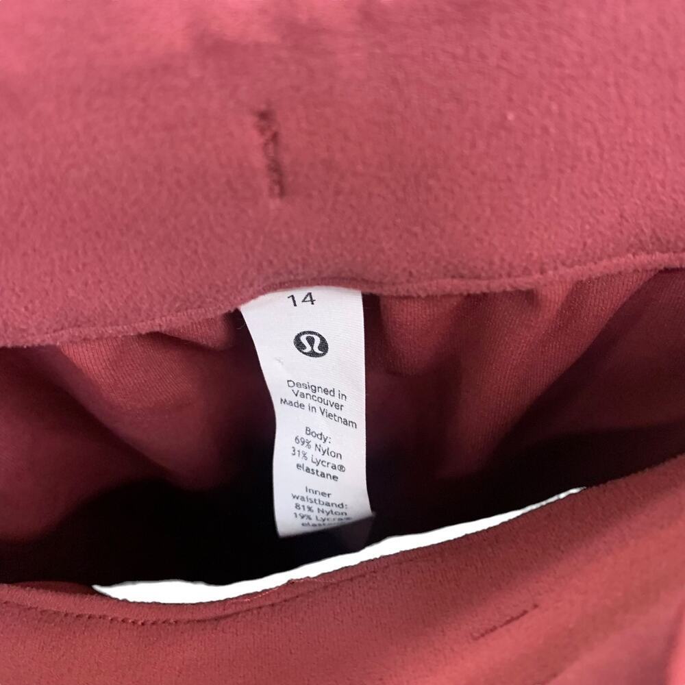 Lululemon Keep Moving Pant SZ 14 Pink Mauve - Picture 2 of 6